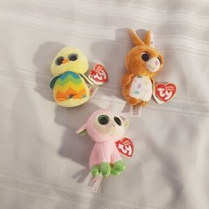 TY Easter Basket Beanies, New